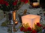 Luminária jarro de mesa Média